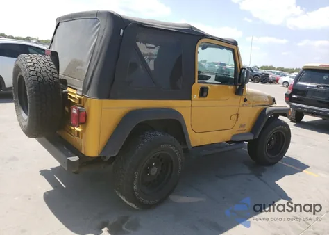 2003 Jeep Wrangler / Tj Sport from USA, damaged, VIN 1J4FA49S33P327162
